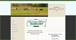 Desktop Screenshot of carriagehousesaddlery.com